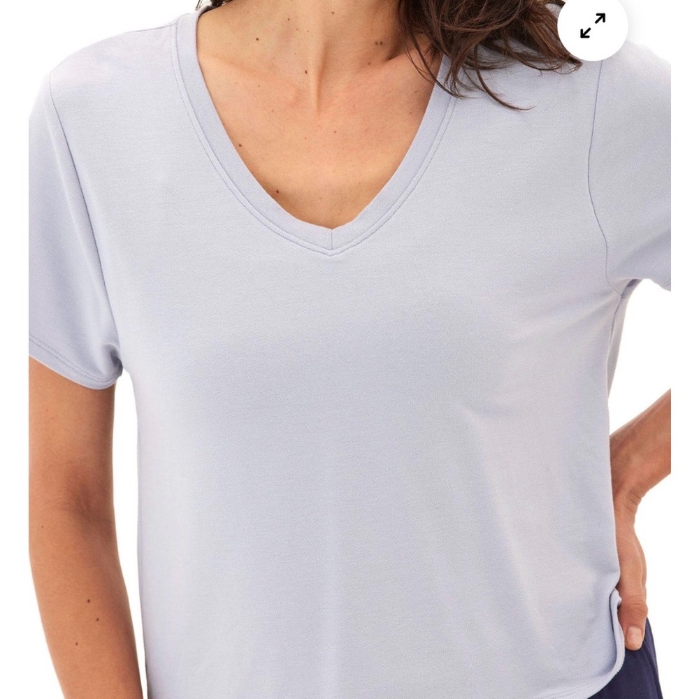 Threads 4 Thought BETTINE MODAL TERRY V-NECK TEE